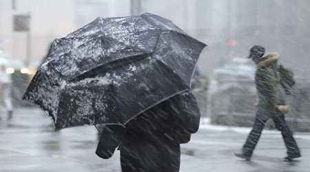 Bəzi rayonlarda leysan olacaq, qar yağacaq &ndash; XƏBƏRDARLIQ