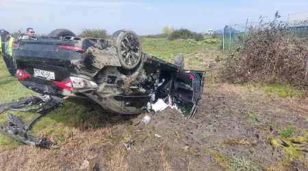 Lənkəranda avtomobil AŞIB &ndash; Yaralılar var