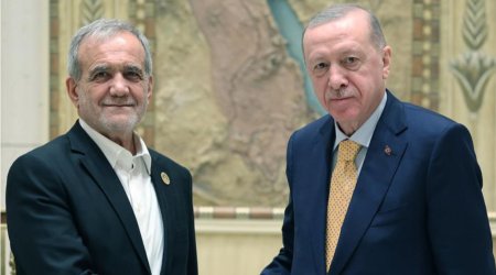 Pezeşkiandan Ərdoğana MESAJ &ndash; FOTO