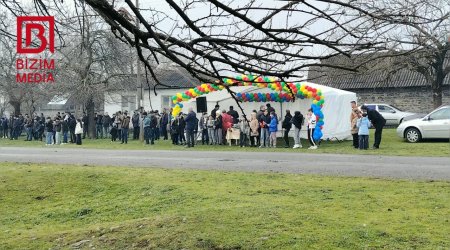 Norvuzdan sonra qonşu bölgələrdə yaşayanlar da Qaxın bu kəndinə axın edir &ndash; FOTO/VİDEO