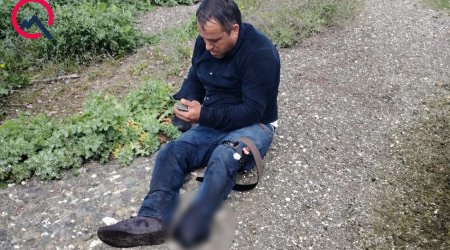 Ağdamda minaya düşən Ceyhunun - Fotosu