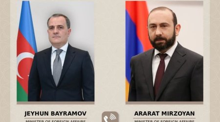 Azərbaycan və Ermənistan XİN başçıları arasında TELEFON DANIŞIĞI: Nələr müzakirə edildi?