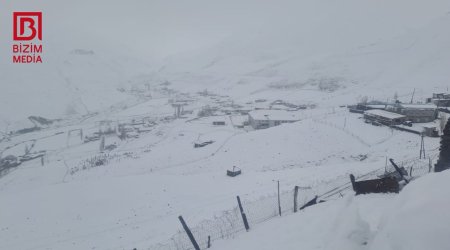 Bu ərazilərə qar yağdı &ndash; FOTO/VİDEO
