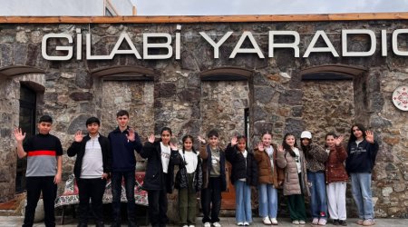 Laçın məktəblilərinin bayram tətili gəzintisi - FOTO