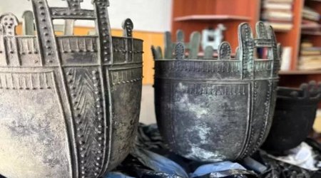 Hun dövrünə aid əşyalar TAPILDI