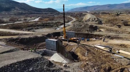 Ağdam-Xankəndi dəmir yolunun tikintisi ilə bağlı SON VƏZİYYƏT &ndash; VİDEO