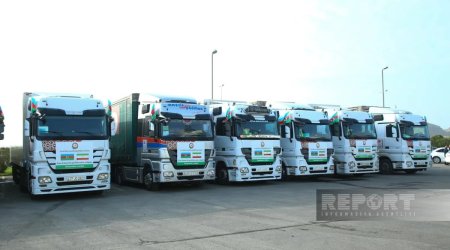 Prezidentin tapşırığı ilə İrana növbəti humanitar yardım yola salınır &ndash; FOTO