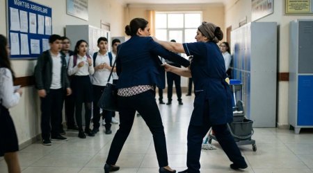 Ağdamda məktəb direktoru ilə xadimənin DAVA ETMƏSİNİN səbəbi bilindi