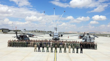 Hərbçilərimiz Türkiyədə beynəlxalq hərbi təlimdə - FOTO