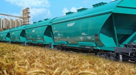 ADY taxıl daşımalarını artırıb &ndash; FOTO