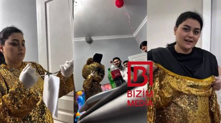 Alim Qasımovun nəvəsinin həyat yoldaşına sürprizi MÜZAKİRƏ OLUNDU - VİDEO