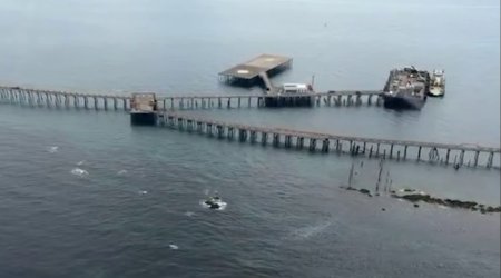 Neft Daşlarının yaxınlığında balıqçı batdı - Helikopter cəlb olundu - VİDEO