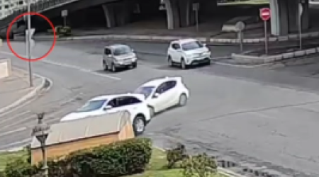 Bakıda qaydaları pozan sürücü qəzaya SƏBƏB OLDU - ANBAAN VİDEO