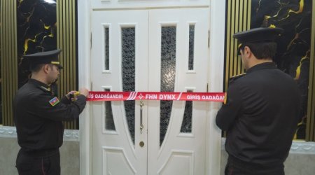 "Səbinə" şadlıq sarayının fəaliyyəti dayandırıldı &ndash; FOTO/VİDEO