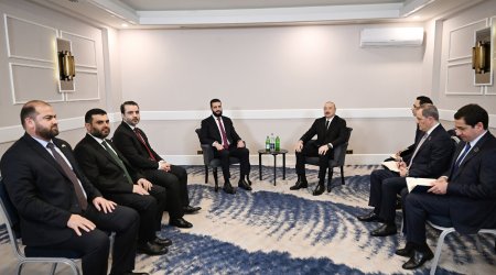 İlham Əliyev Suriya lideri ilə görüşdü &ndash; FOTO/VİDEO