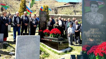 Ordubadda şəhid Ceyhun Hüseynovun xatirəsi yad edildi &ndash; FOTO/VİDEO