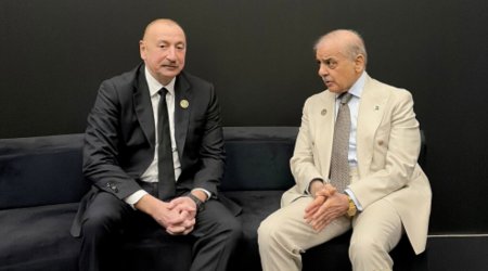 İlham Əliyev Pakistanın Baş naziri ilə görüşdü &ndash; FOTO