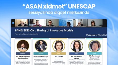 &ldquo;ASAN xidmət&rdquo; UNESCAP sessiyasında diqqət mərkəzində