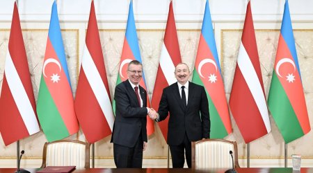 Latviya Prezidenti İlham Əliyevi ölkəsinə DƏVƏT ETDİ