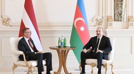 Prezidentdən latviyalı həmkarı ilə bağlı PAYLAŞIM - FOTO