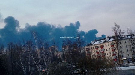 Gecə saatlarında Rusiyanın neft infrastrukturuna ZƏRBƏ ENDİRİLDİ - FOTO