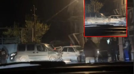 Binədə 2 avtomobil TOQQUŞDU: Xəsarət alan var - FOTO - VİDEO