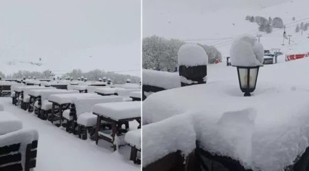 May ayına bir neçə gün qalıb... Bir metr qar yağdı