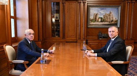 Əli Əsədov Gürcüstanın Azərbaycandakı səfiri ilə GÖRÜŞDÜ