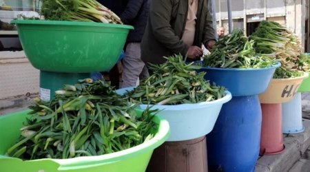 Dağlardan yığıb bazarda kilosunu 20 manata satırlar - FOTO