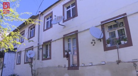 Zaqatalada qəzalı vəziyyətdə olan BİNA: Yağış suları evlərə dolur &ndash; FOTO