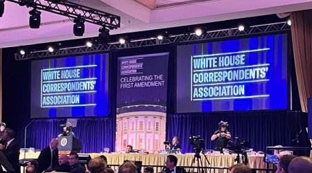 Ukraynanın ABŞ-dakı səfiri Trampın iştirak etdiyi tədbirdə atışmanın şahidi oldu - FOTO