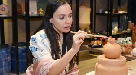 Leyla Əliyeva əsərlərinə göstərilən diqqətə görə keramistlərə təşəkkür etdi &ndash; FOTO