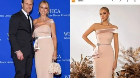 Ağ Evdə qalmaqal: Pentaqon rəhbərinin xanımı 14 dollarlıq &ldquo;Temu&rdquo; paltarı ilə gündəm oldu &ndash; FOTO