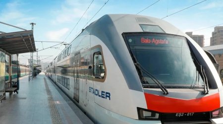 Bakı-Ağstafa-Bakı istiqamətində əlavə qatar reysləri təyin edildi