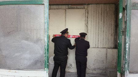 Bakıda ərzaq məhsullarının topdansatış mağazası bağlandı &ndash; FOTO/VİDEO