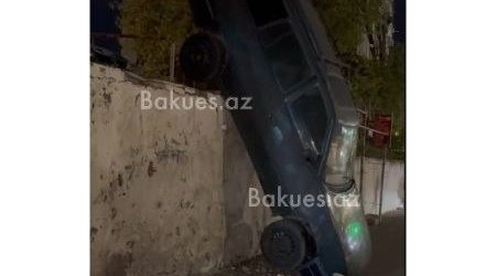 Bakıda qeyri-adi qəza &ndash; VİDEO