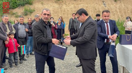 Xocavəndə köçən ailələrə mənzillərin açarları təqdim edildi &ndash; FOTO