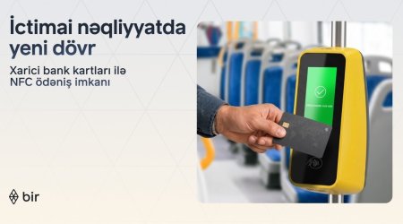Bir ekosistemi ictimai nəqliyyatda xarici kartlar üçün NFC ödənişlərini aktivləşdirdi