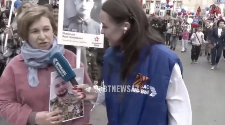 Rusiyalı jurnalist itkin düşən hərbçinin anasını &ldquo;ikiqat bayram&rdquo; münasibətilə təbrik etdi - VİDEO
