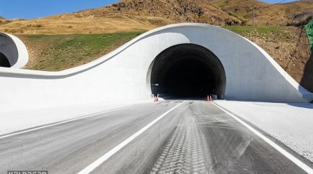 Qafqazın ən böyük tunelindən GÖRÜNTÜLƏR - VİDEO