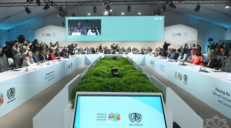WUF13: Nazirlər səviyyəsində görüşdə hansı məsələlər müzakirə edildi? - FOTO/VİDEO