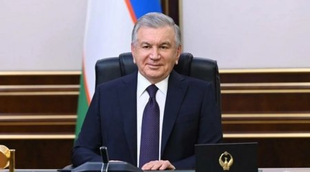 Mirziyoyev Bakı səfərindən paylaşım etdi &ndash; VİDEO