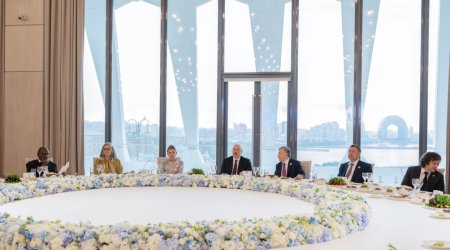 Prezident onların şərəfinə rəsmi ziyafət verdi - FOTO-VİDEO