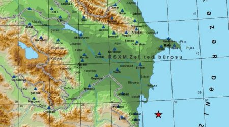 Xəzərdə zəlzələ BAŞ VERDİ