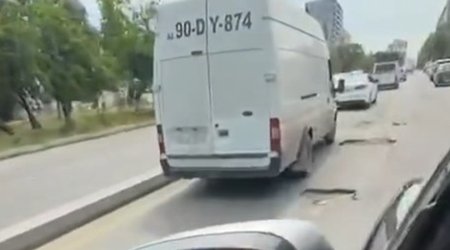 Xırdalanın mərkəzi yolundakı vəziyyətlə bağlı rəsmi açıqlama &ndash; VİDEO