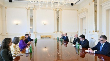 Prezident İlham Əliyev Amina Mohammedi qəbul edib - FOTO