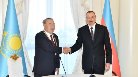 Nursultan Nazarbayev İlham Əliyevin hər iki bayramını təbrik etdi