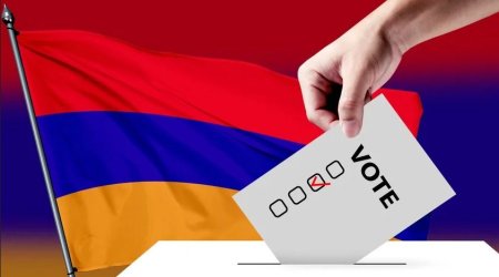 Ermənistanda seçkilər: Bu məntəqədə səsvermə prosesi tamamilə dayanıb - VİDEO