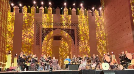 Sami Yusuf azərbaycanlı musiqiçilərlə Mərakeş səhnəsində - FOTO