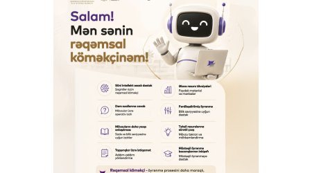 Şagirdlər üçün rəqəmsal tədris köməkçisi istifadəyə verildi